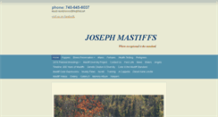 Desktop Screenshot of josephmastiffs.com